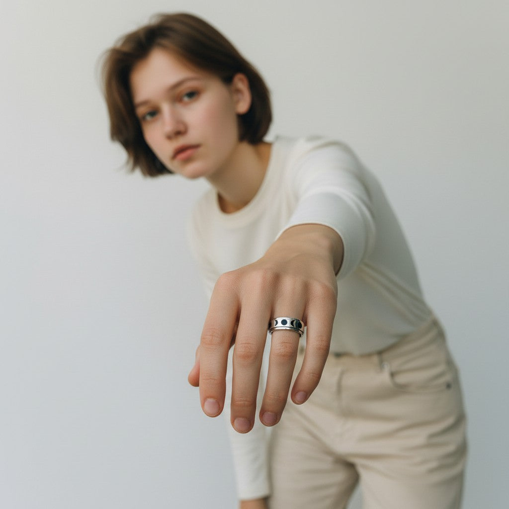 Calmora™ • Rotating Anxiety Relief Ring